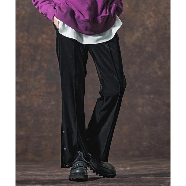 パンツ mp13998-ストレッチベロアフレアパンツ(JIH-R1125) メンズ