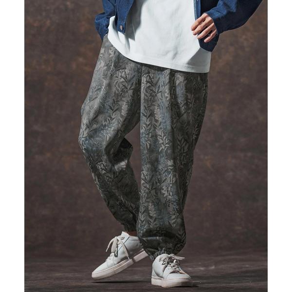 パンツ mp14001-リーフ総柄ポンチジョガーパンツ(JIH-R1135) メンズ