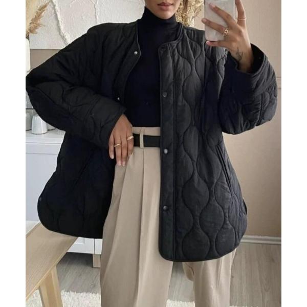 ブルゾン アウター 軽く羽織れる!大人カジュアルキルティングジャケットアウター レディース