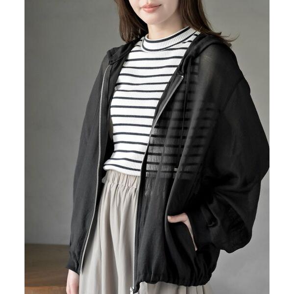 ブルゾン アウター エステルシアーフードブルゾン レディース