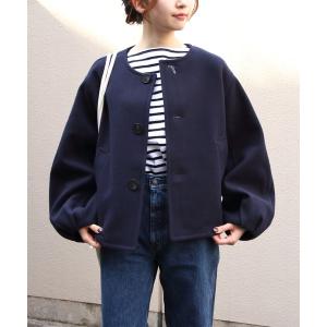 ブルゾン アウター ORCIVAL/オーシバル　ラウンドネックブルゾン　ROUNDNECK BLOUSON　OR-A0743 BBT レディース