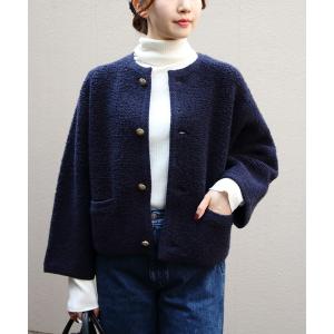 カーディガン ORCIVAL/オーシバル　ブークレカーディガン　BOUCLE CARDIGAN　OR-D0127 KBT レディース