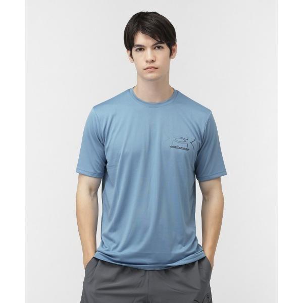 tシャツ アンダーアーマー  UAテック ロゴ グラフィック ショートスリーブ Tシャツ メンズ