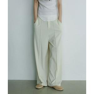 パンツ ピンタックリラクシーパンツ レディース