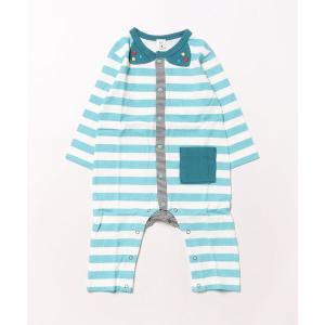ベビー服 ロンパース ボーダーロンパース