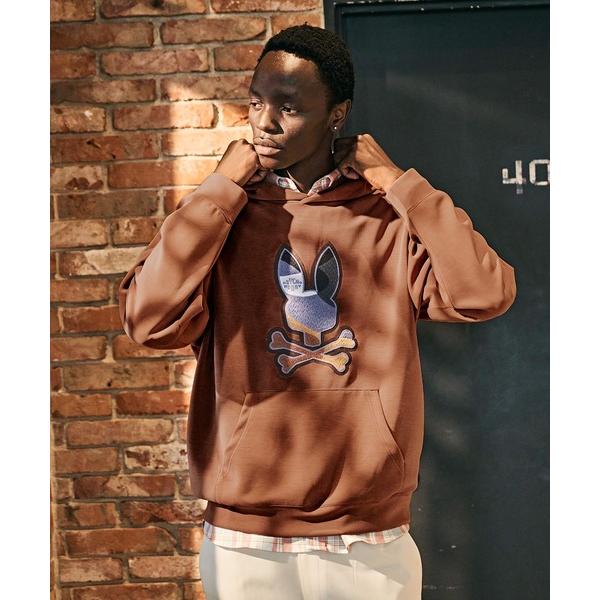 パーカー モザイクステッチバニー パーカ メンズ