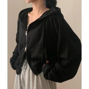 パーカー ダブルジップショートパーカー レディース｜ZOZOTOWN Yahoo!店