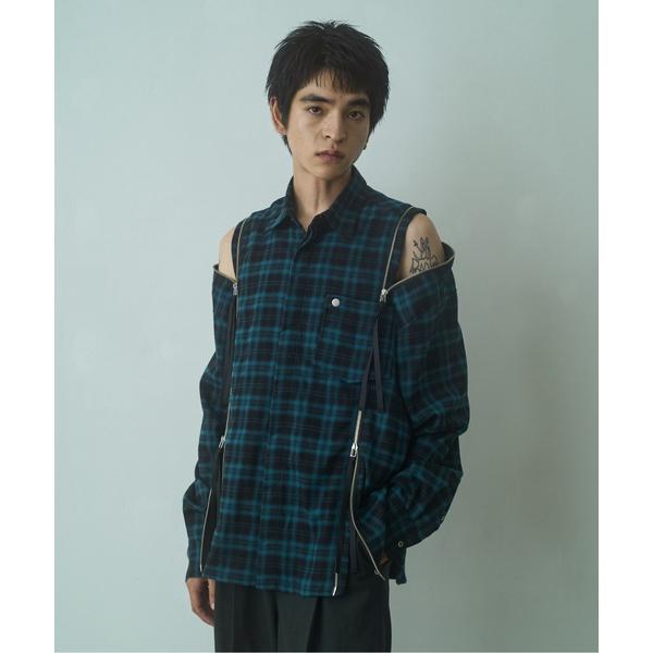 シャツ string zip shirts / ストリングジップシャツ メンズ