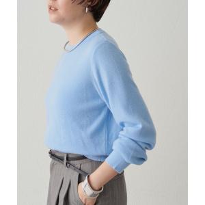 ニット セーター ウールカシミヤクルーニット レディース
