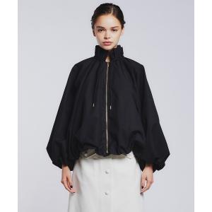 「Sov.」 ジップアップブルゾン 36 ブラック レディース