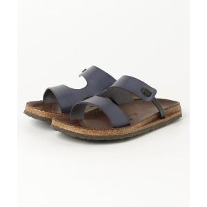 「whoop-de-doo」 フラットサンダル 43 ネイビー レディース