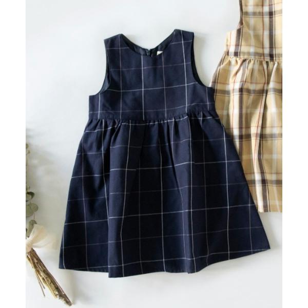 ジャンパースカート 「おそろい」チェックジャンパースカート キッズ 子供服 女の子