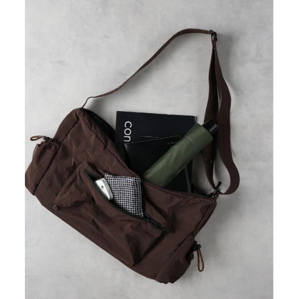 ショルダーバッグ 「BACK NUMBER」リップストップナイロン立体ポケットショルダーバッグ メン...