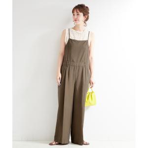 パンツ セルロースドレスタックサロペット レディース