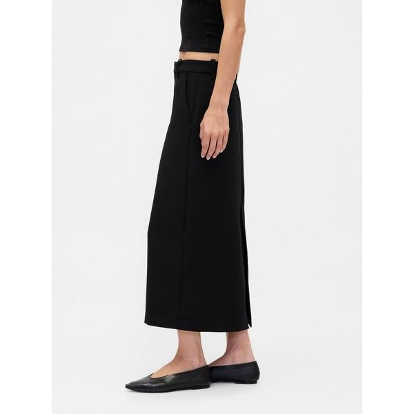 スカート バイストレッチ ミディ ペンシルスカート