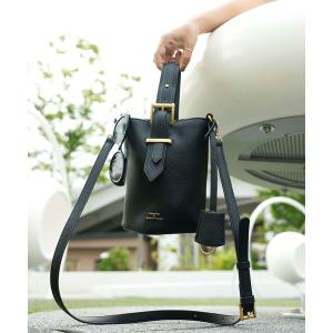 ショルダーバッグ バッグ DRAW(ドロー) /ベルテッド バケット バッグ スモール レディース