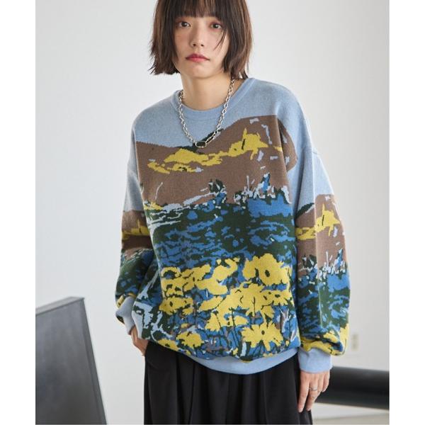 ニット セーター 「UNISEX」ランドスケープニット レディース メンズ