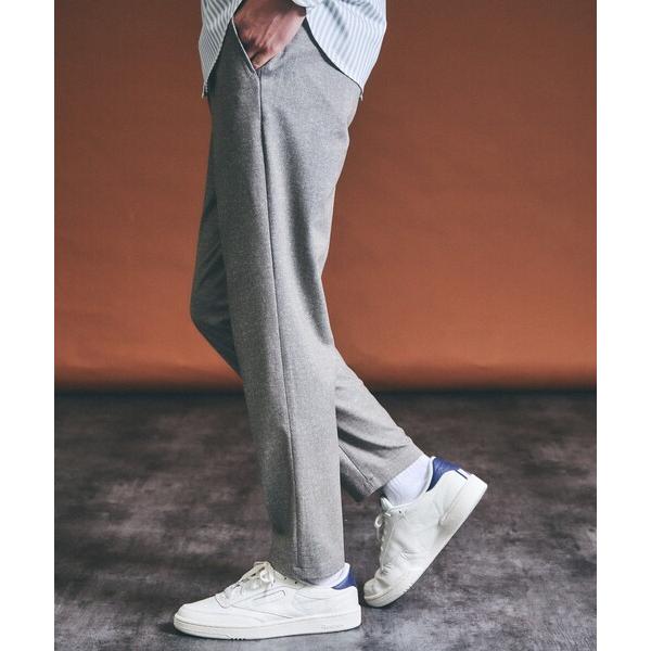 パンツ 「360°ストレッチ」ノータック リバーポンチ イージーパンツ / スリムテーパード メンズ...