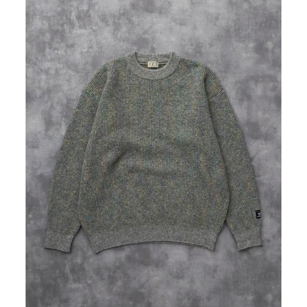 セーター ニット TES MIX COLOR NEP WOOL KNIT / クルーネックニット メ...