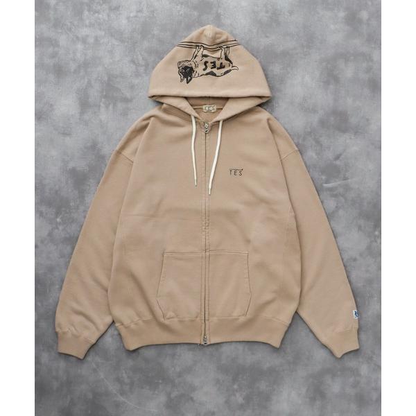パーカー TES LOCAL CREW ZIP PARKA / スウェットパーカー メンズ レディー...