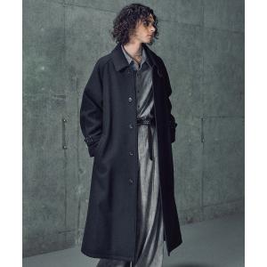 ステンカラーコート コート Wool melton bal collar coat / ウールメルトンバルカラーコート メンズ