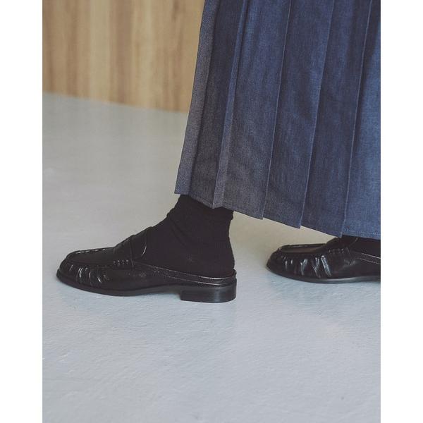 ローファー メタリック ローファーミュール レディース