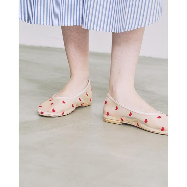 パンプス ハートチュール パンプス