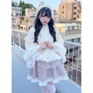 ニット セーター うさちゃんニットポンチョ レディース