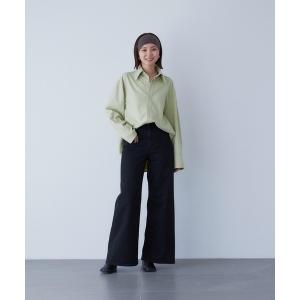 ジーンズ デニム デニムパンツ ワイドフレア レディース