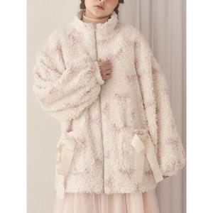 ブルゾン アウター Fluffy Tulip Boa Blouson レディース