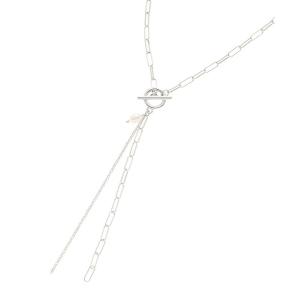 ネックレス Y字シルエット淡水パールネックレス レディースの買取情報