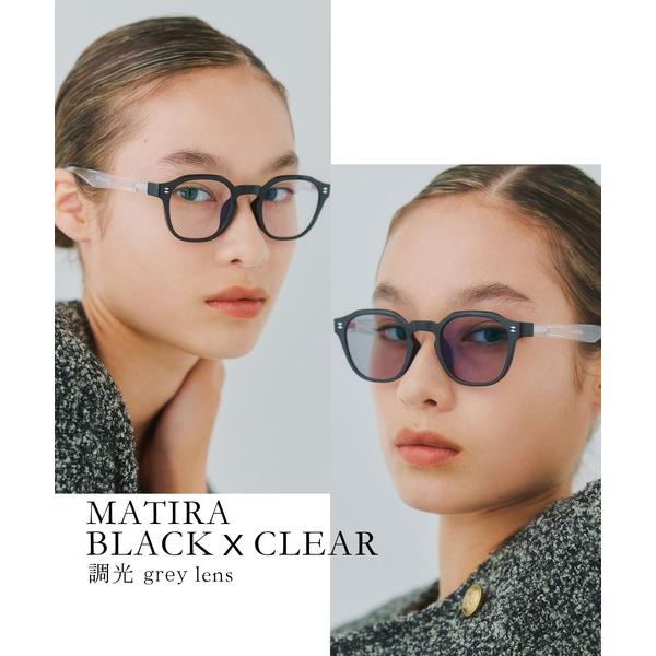 サングラス 「jugaadXX」Matira  black×clear メンズ レディース