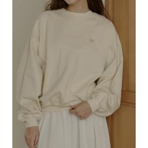 トレーナー スウェット OLUN” Logo sweat / ”OLUN” ロゴ刺繍スウェット レディース メンズ