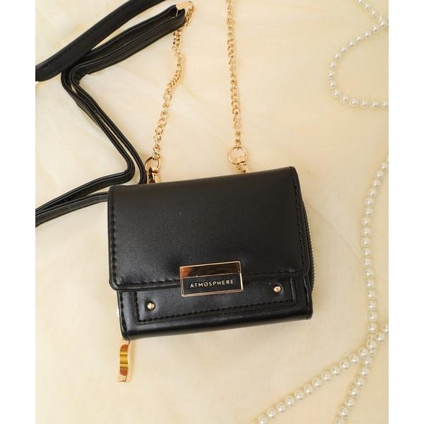 財布 Coboca+ 合皮 プレート ショルダーストラップ付 ミニ財布 キッズ 子供 女の子