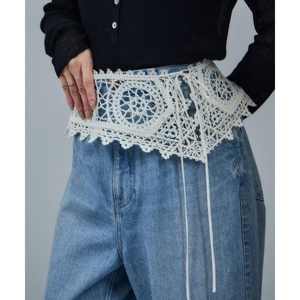 マフラー ストール エンブロイダリカラー レディース