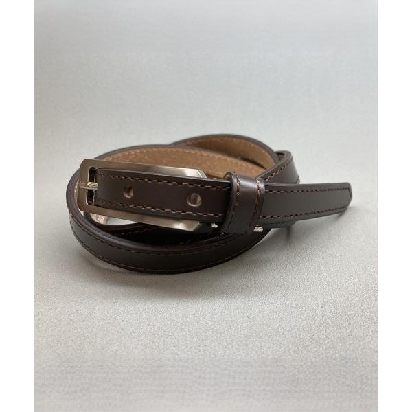 ベルト 革工房いんのしま 細幅ベルト レディース
