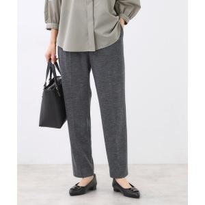 パンツ 「匠シリーズ／すっきり細見え／セットアップ可」センタープレスベーシックパンツ レディース