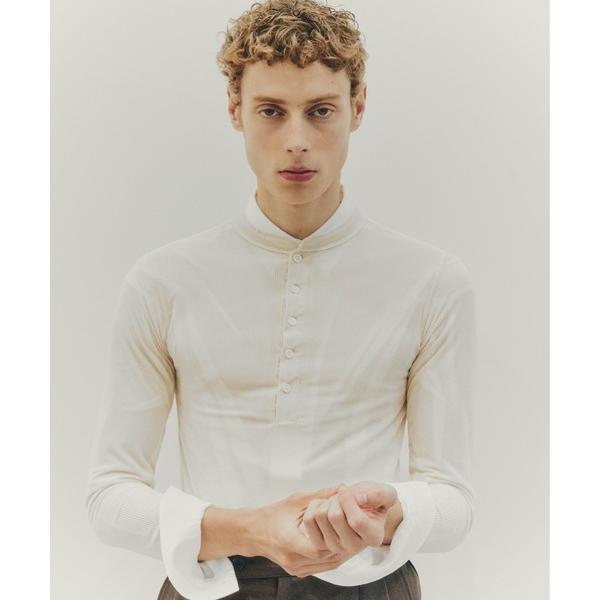 tシャツ SHEER VELOUR SKIN HENLEY メンズ レディース