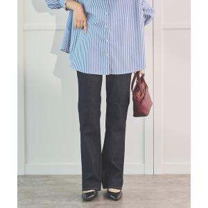 ジーンズ デニム デニムパンツ 「YANUK」セミフレア インディゴ レディース