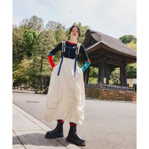 OMMO（オーエムエムオー） ワンピース IRREGULAR SHIRRING COCOON CAMI