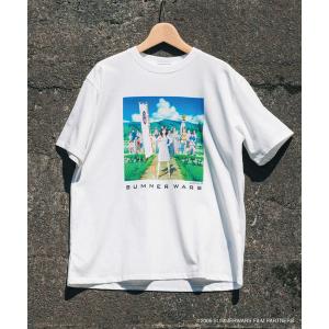 サマーウォーズプリントTシャツ レディース