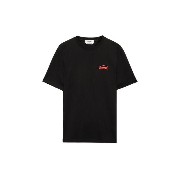 tシャツ 「FOLLOW THE RABBIT」 エンブロイダリーTシャツ メンズ