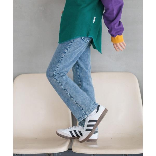 パンツ 「ぐんとのび〜る!」フレアカットデニムパンツ(KIDS) キッズ 子供服 男の子 女の子