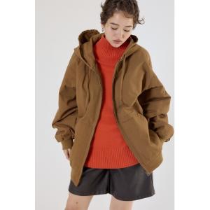 コート アウター ワークフーデッドジャケット レディース メンズ