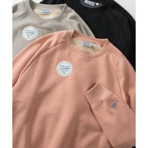 トレーナー スウェット 「71」「DISCUS/ディスカス」ブランドロゴ ワンポイント 裏ボア スウェット レディース メンズ