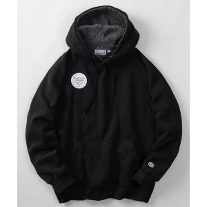 パーカー 「71」「DISCUS/ディスカス」ブランドロゴ ワンポイント 裏ボア プルパーカー メンズ レディース