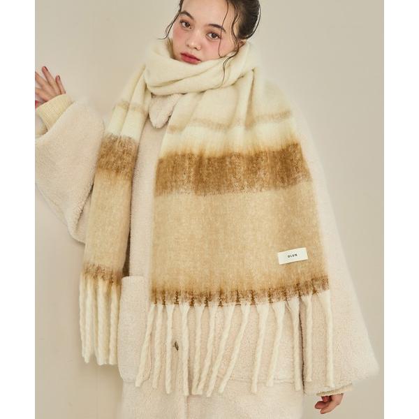 マフラー ストール volume mix color muffler/ボリュームミックスカラーマフラ...