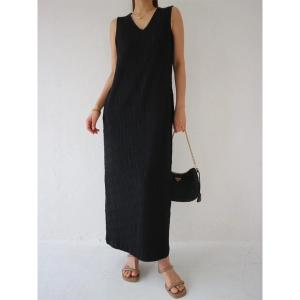 「TRUNC 88」 ノースリーブワンピース FREE ブラック レディース