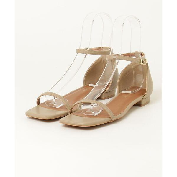 「RODE SKO」 フラットサンダル 38 ベージュ レディース