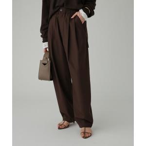 パンツ T/Wストレッチトロタックパンツ レディース